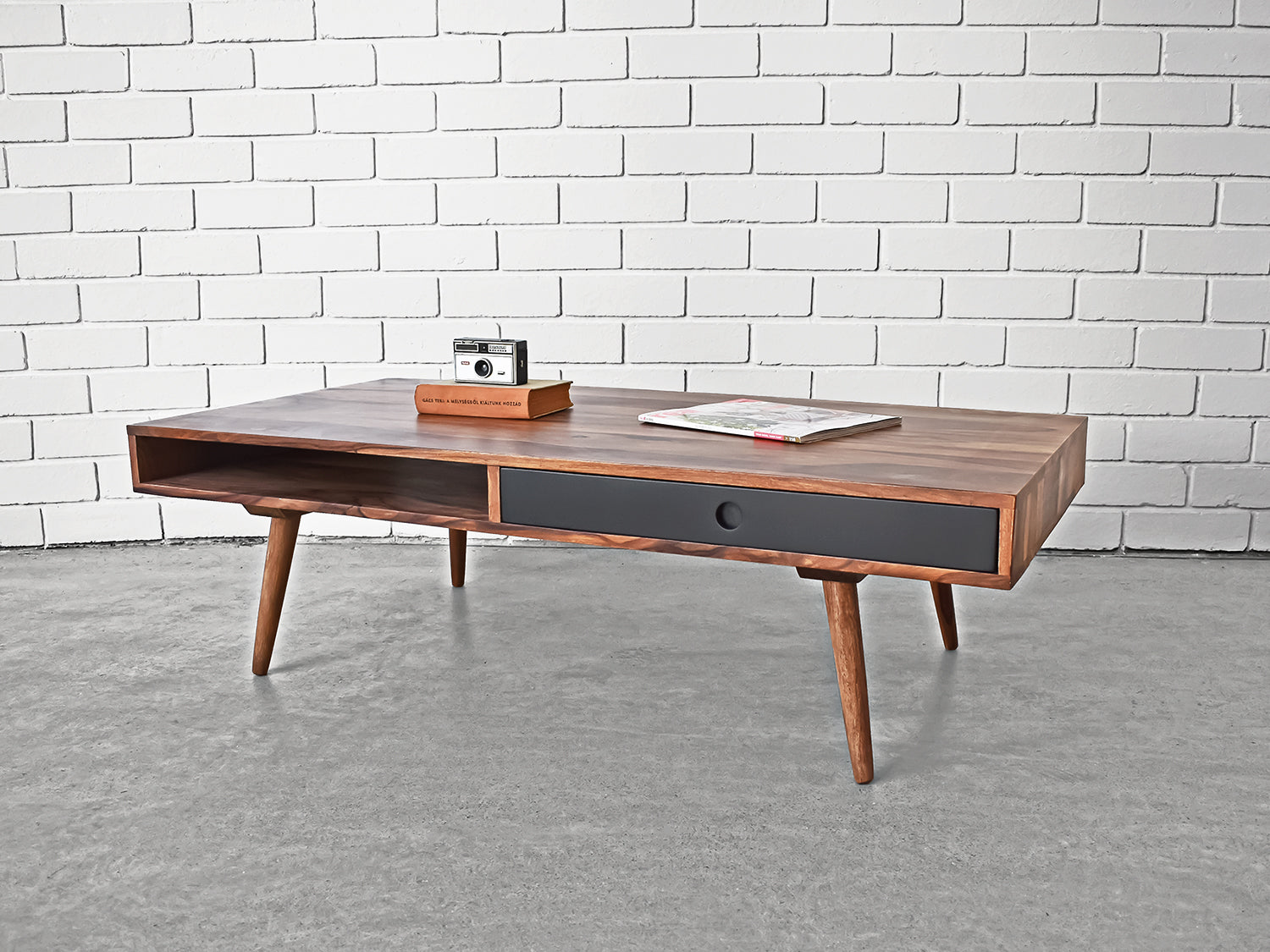 Retro Coffee Table - Luukas Solid Wood – Holy Funk