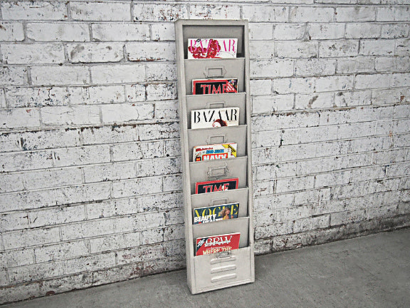 industrial locker magazine rack