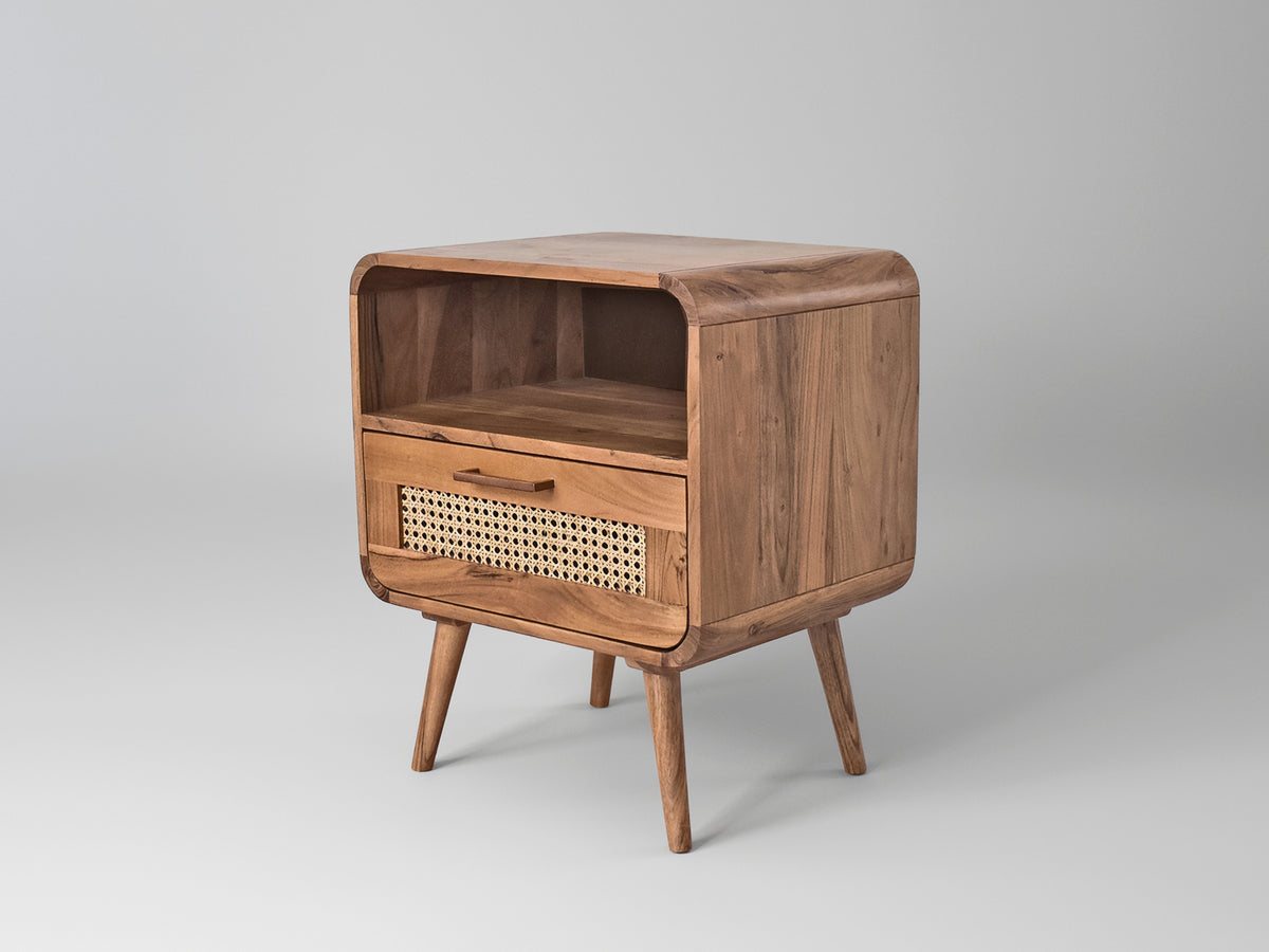 Kyoto Rattan Bedside Table