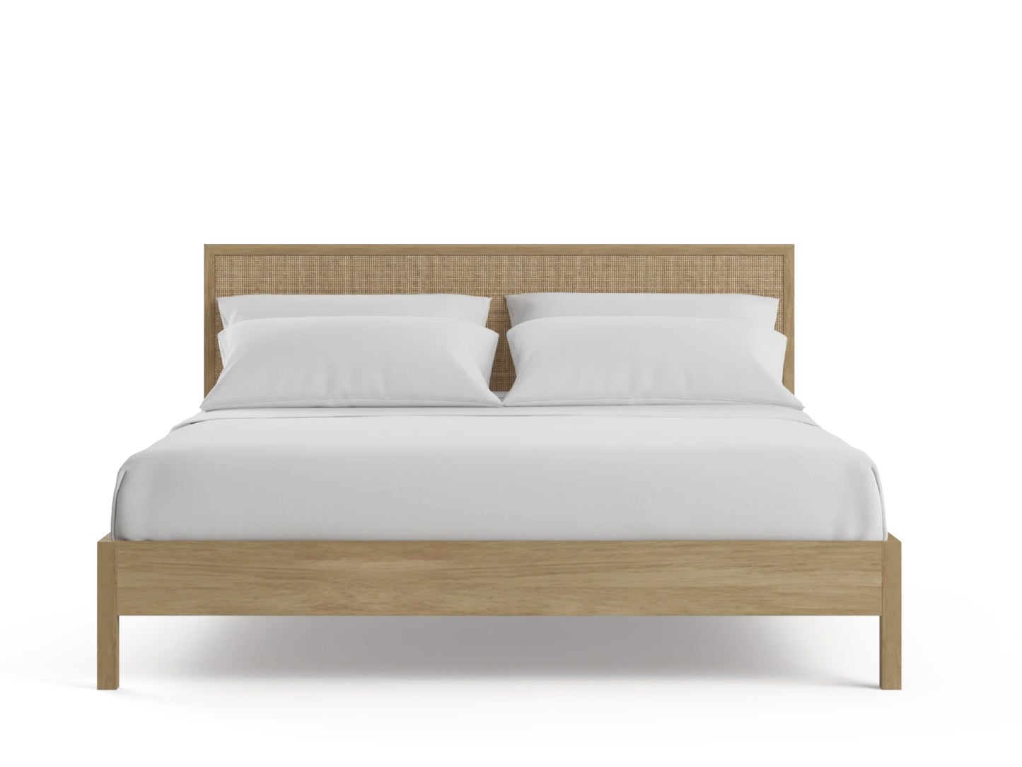 Annika Rattan Queen Bed Frame