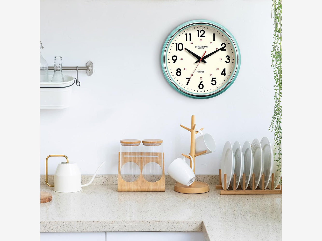 Kitchen Wall Clock on wall