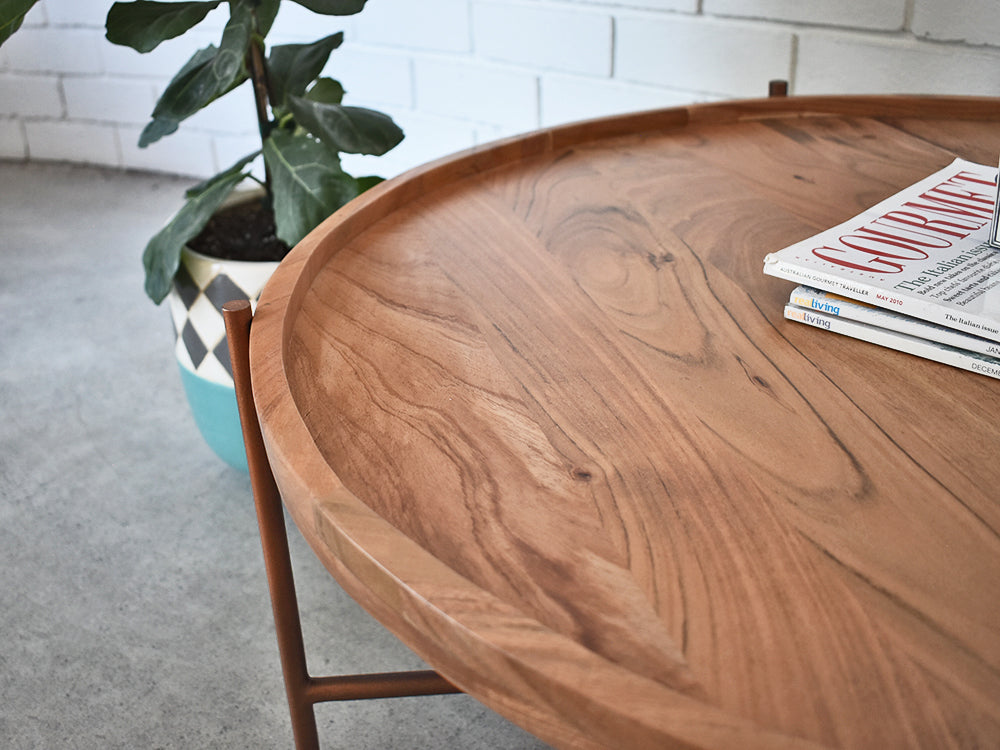 round coffee table
