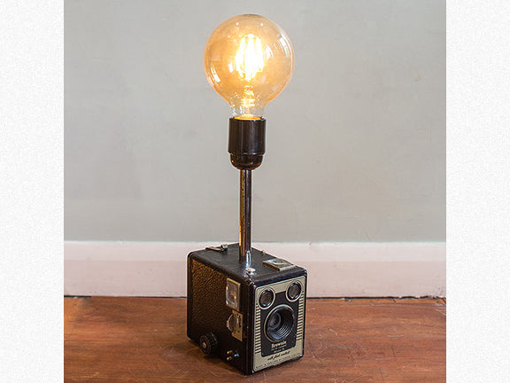 vintage brownie camera lamp