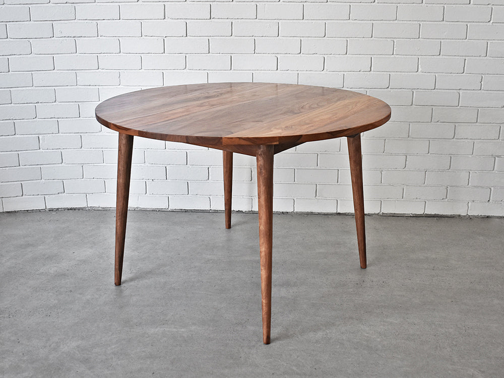 Rosewood round dining table