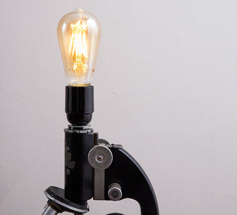 microscope lamp detail