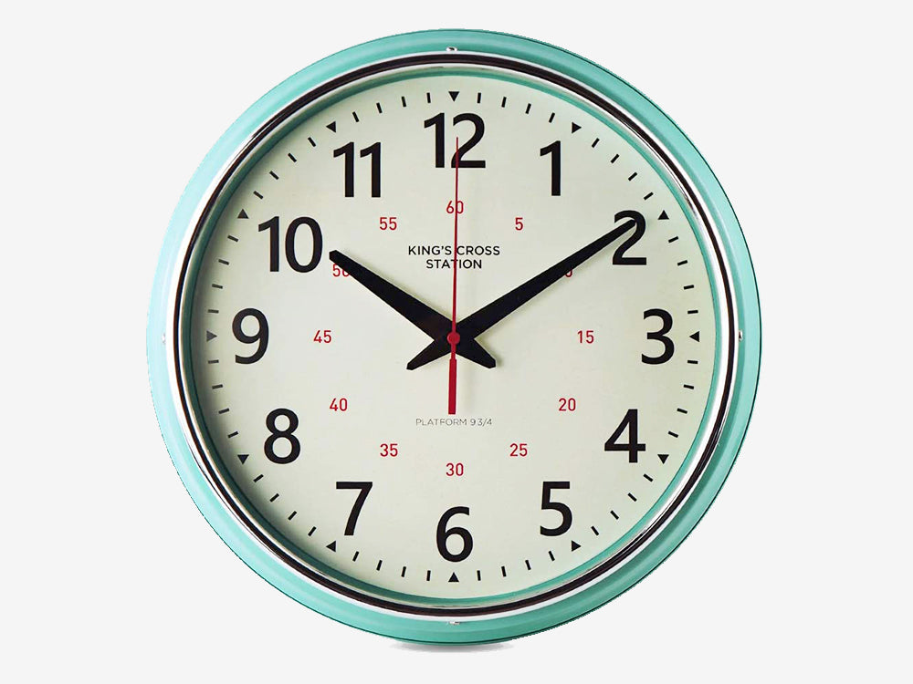vintage railway clock