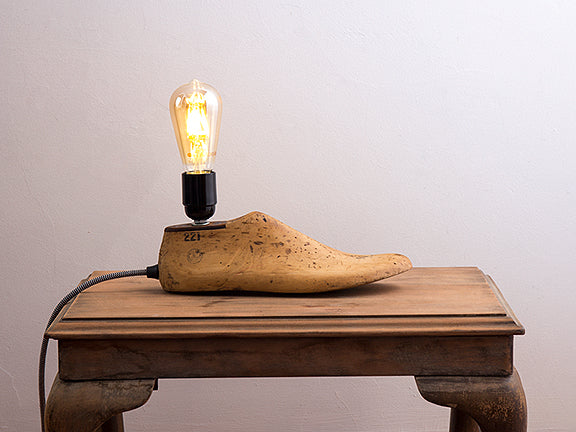 cobblers shoe last lamp